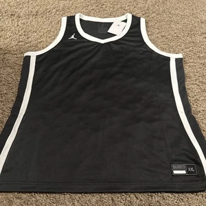 NWT Nike Jordan Jumpman Basketball Jersey Womens Size XXL Tank Top Grey New - Picture 1 of 6