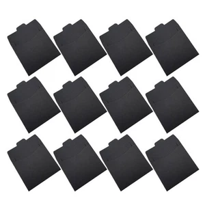 100 Pcs Umschlagverpackungsbeutel DVD-Verpackungshüllen Schwarze Umschläge - Afbeelding 1 van 12