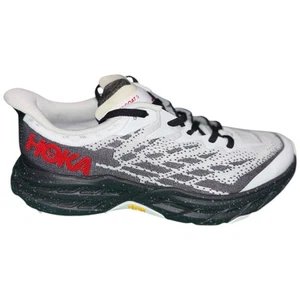HOKA Speedgoat 5 Trail Walking / Laufschuhe Herren weiß / schwarz / rot UK 7 - Bild 1 von 8