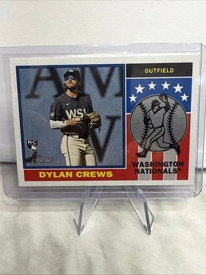 2025 Topps Heritage Dylan Crews Rookie Icons  Washington - Image 1 of 2