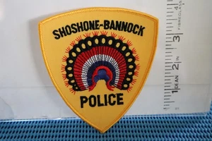 tribal indian police patch SHOSHONE BANNOCK POLICE  IDAHO - Picture 1 of 1