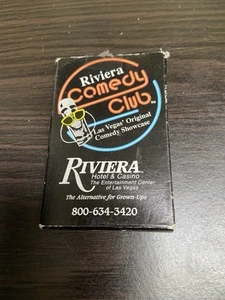 Baraja de cartas de colección Riviera Casino/Hotel Las Vegas Comedy Club - Imagen 1 de 4