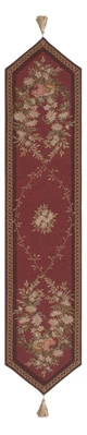 Aubusson Red Decorative French Tapestry Table Mat - Image 1 of 4