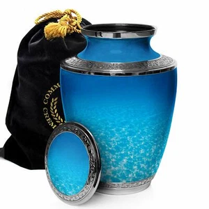 Urna de cremación Ocean Tranquility, urnas de cremación para adultos, urnas para cenizas humanas - Imagen 1 de 10