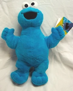 Sesame Street 2024 VERY SOFT COOKIE MONSTER 14" Plush STUFFED ANIMAL TOY NEW - Picture 1 of 4