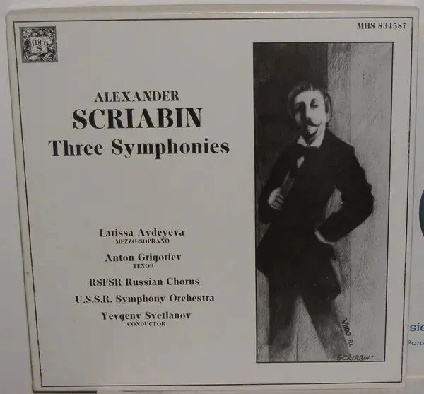 LP-BOX Scriabin Three Symphonies HARDCOVER BOX + INLAY NEAR MINT musical her - Bild 1 von 1