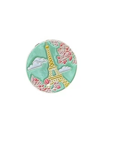 Paris Eiffelturm Metall Emaille Pin - Neu! Reise, Paris Frankreich Anstecknadel 1,18" - Bild 1 von 3