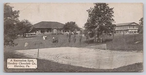 Tennis Court Hershey PA Pennsylvania Hershey Chocolate Bar Insert Postcard - Picture 1 of 2