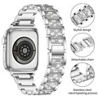 Diamond Case+Bling Strap Band For Apple Watch Ultra 2 Series 9 8 7 6 5 4 SE