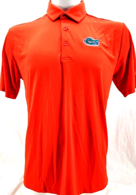 NEW Florida Gators UF Orange Columbia Golf SS Button Collared Polo Shirt Men's M - Image 1 of 4