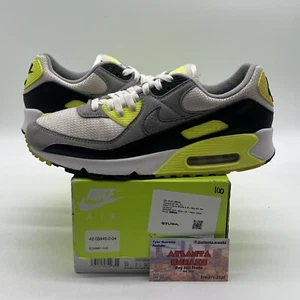 Size 10 - Nike Air Max 90 2020 Volt Black Grey White (CD0881-103) - Picture 1 of 9