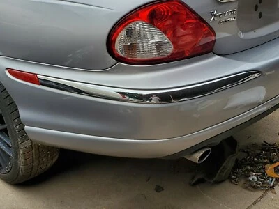 2001 2002 03 2004 05 2006 07 2008 JAGUAR X-TYPE PARACHOQUES TRASERO COMPLETO PLATEADO MDZ Foto 1 de 4