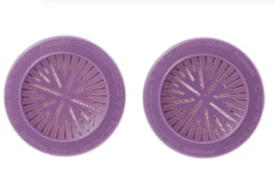 Paquete de 2 filtros de cartucho respirador Honeywell NORTH 7580P100 partículas P100 - Imagen 1 de 2