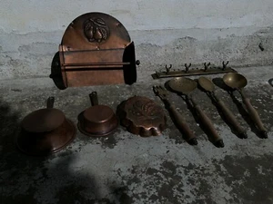 Mestoli attrezzi e accessori cucina in rame vintage - Foto 1 di 6