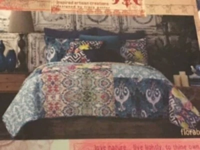 Edredón Tracy Porter Poetic Wanderlust Florabella Boho Twin/Twin XL--Difícil de encontrar  Foto 1 de 4