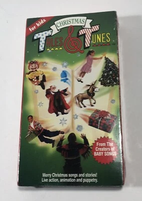 Christmas Tales and Tunes 1994 VHS Video Tape Backyard Enterprises New For Kids - Image 1 of 4