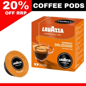 Lavazza Coffee Pods 96 Pack Espresso Delizioso Capsules Sweet Smooth & Strong - Picture 1 of 11