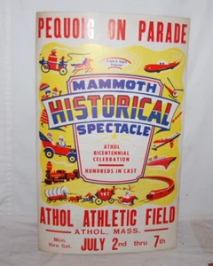 Athol Mass 1962 vintage. Póster del Bicentenario - Imagen 1 de 4