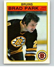 1982-83 O-Pee-Chee #19 Brad Park  Boston Bruins V57181