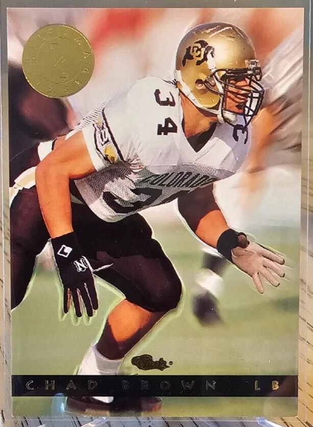 1993 Classic Images Four Sport Chad Brown RC #78 Pittsburgh Steelers - Image 1 of 2