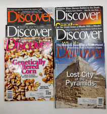 Discover Magazine [6 Issue Lot] (2001) Vintage