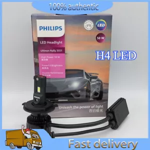 New PHILIPS LED Headlight H4 Ultinon Rally 3551 H4 LED50W Car Headlight Bulb Kit - Picture 1 of 1