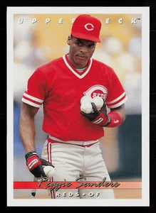 1993 Upper Deck Reggie Sanders #354 Cincinnati Reds Baseball Card - Picture 1 of 2
