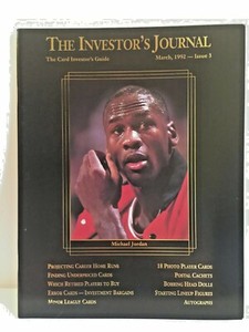 Investor's Journal Magazine March 1992 MICHAEL JORDAN- Serialized LE! +18 CARDS+