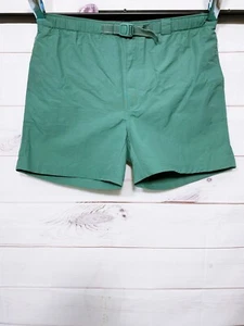 Pantalones Cortos Lands' End Para Hombre Talla XL Verde Forrados Frontales Planos Bolsillos con Cinturón - Imagen 1 de 6