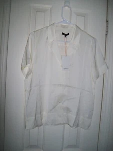 Women's Washable Stretch Silk Blouse Size S New by Quince in Ivory - Bild 1 von 2