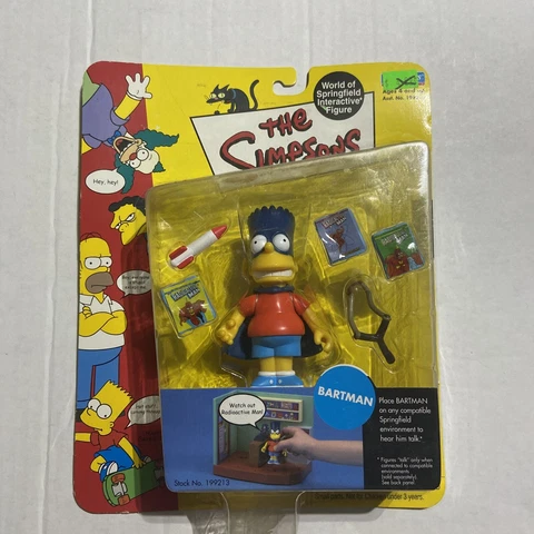 The Simpsons World of Springfield Bartman Figure Playmates Series 5 Cover