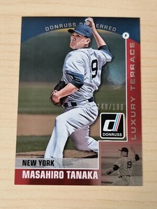2015 Panini Donruss Preferred Luxury Terrace Red /199 Masahiro Tanaka #26