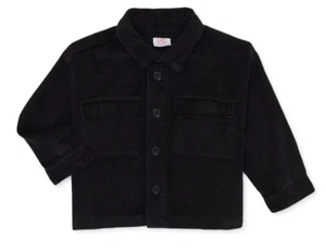 Chaqueta de pana Wonder Nation para niños pequeños TALLA 3T COLOR NEGRO ALTURA 37"" 34L - Imagen 1 de 7