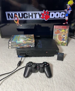 SEE⭐️VIDEO Sony PlayStation 2 PS2 Fat SCPH-3001 Console Controller Memory Games - Picture 1 of 22