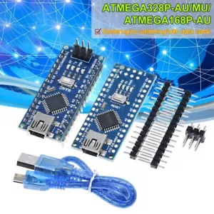 Arduino ATMEGA328P Nano 3.0 Controller Mini-USB Mit dem Bootloader CH340 Fahrer - Bild 1 von 18