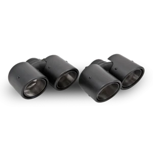 Porsche 911 997 Carrera Direct Fit Carbon Fibre Tailpipe Tips Gen 1 and Gen 2 - Picture 1 of 4