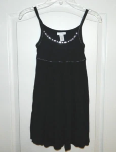 Girl's Limited Too Black Top w/Gems Size 8 - Picture 1 of 3
