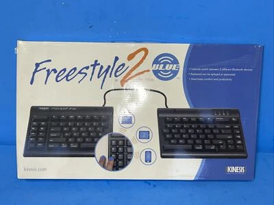 Kinesis KB800MB-BT Freestyle2 Blue Ergonomic Wireless Keyboard for Mac - Image 1 of 3