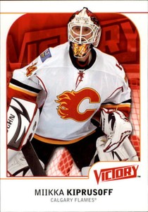 2009-10 Upper Deck Victory Calgary Flames Hockey Card #31 Miikka Kiprusoff