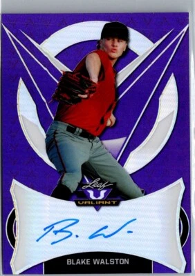 2019 Leaf Flash Blake Walston Auto Purple /15 #BA-BW1 - Image 1 of 4
