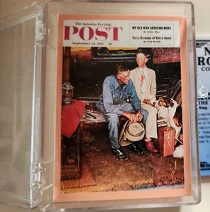 1993 Norman Rockwell Comic Collector Cards Entire 90 Card Set Mint Curtiis Publi - Picture 1 of 3