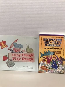 Lot 2:Clay-Dough Play-Dough by Chernoff 1974 & Recipes for Art & Craft Materials - Picture 1 of 9