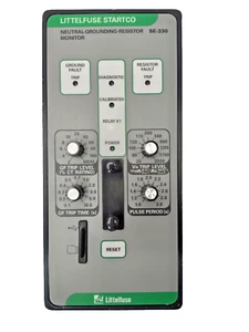SE-330 NGR Monitoring Relay Neutral Ground Resistor Untested MISSING K1 22 & 23 - Picture 1 of 18
