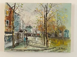 Pintura al óleo original Impasto de R. Thrower 16 x 12 - Imagen 1 de 6