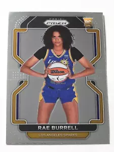 Tarjeta de novato base Panini Prizm 2022 baloncesto WNBA Rae Burrell #189 Sparks - Imagen 1 de 2