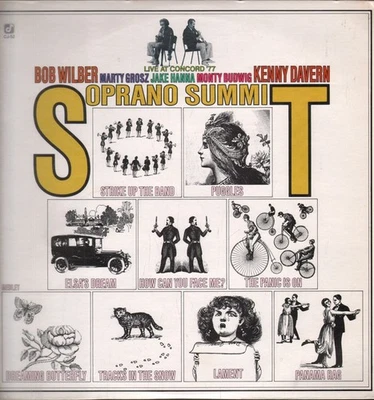 Soprano Summit Live At Concord '77 LP vinyl USA Concord Jazz 1978 CJ52 - Image 1 of 3
