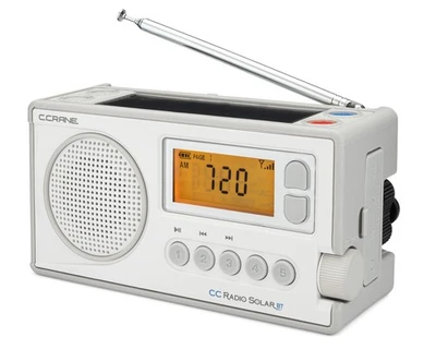 C. Crane CCRadio Solar with Bluetooth Receiving, Emergency Crank NOAA Weather... - Image 1 of 4