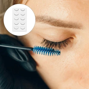 10 pares de pestañas postizas pestañas de fibra belleza pestañas postizas - Imagen 1 de 12