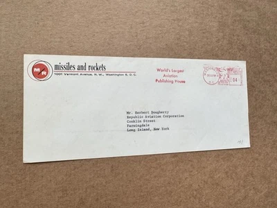 US Aircraft Meter Cover(151) +1959 Missiles & Rockets +World's Largest Publisher - Image 1 of 2