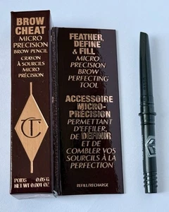 Charlotte Tilbury-Brow Cheat Micro Precision Brow Pencil - NATURAL BLACK REFILL - Picture 1 of 1